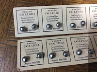 Lot zilveren oorknopjes ag800 - afbeelding 2 van  2