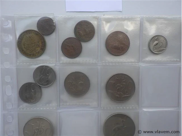 Lot zuid-afrikaanse munten - afbeelding 2 van  3