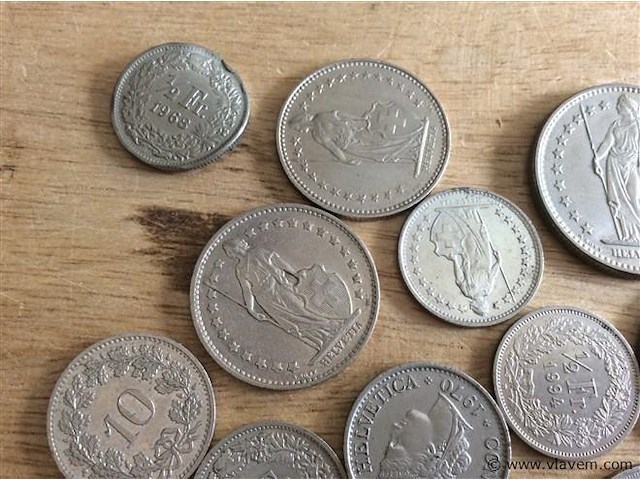 Lot zwitserse munten - afbeelding 2 van  3