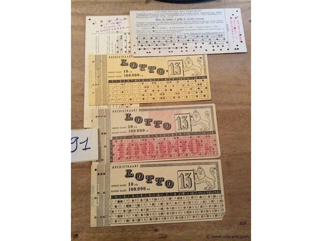 Lotto kredietkaarten - afbeelding 1 van  3