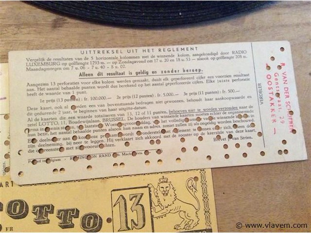 Lotto kredietkaarten - afbeelding 2 van  3