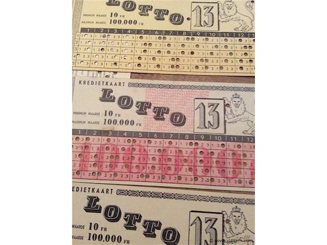 Lotto kredietkaarten - afbeelding 3 van  3