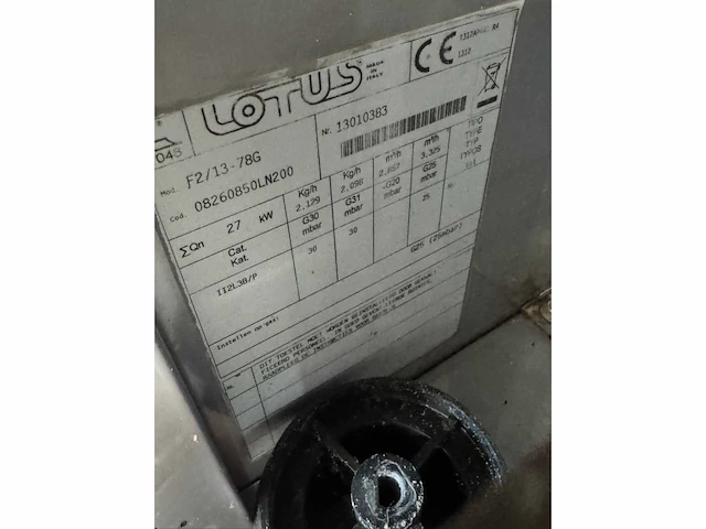 Lotus - dubbele gasfriteuse gaskookplaat - f2/13-78g - keuken - afbeelding 5 van  13