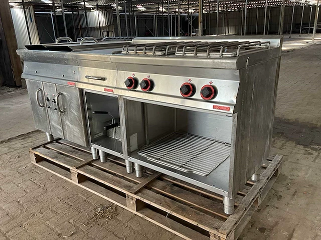 Lotus - dubbele gasfriteuse gaskookplaat - f2/13-78g - keuken - afbeelding 1 van  13