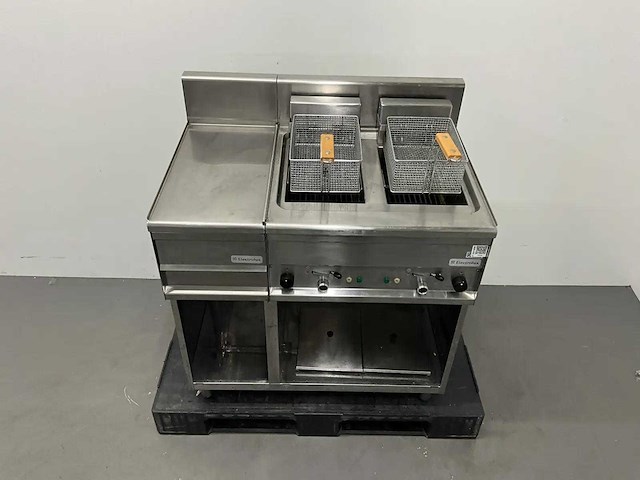 Lotus - fq-62e - dubbele friteuse met neutrale unit - afbeelding 3 van  8