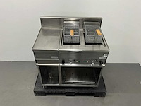 Lotus - fq-62e - dubbele friteuse met neutrale unit - afbeelding 3 van  8
