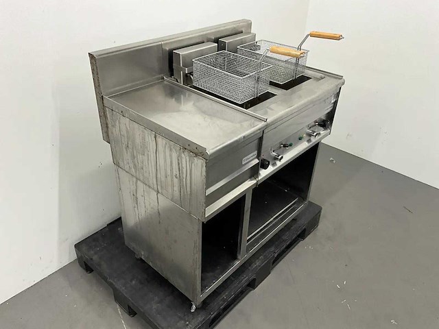 Lotus - fq-62e - dubbele friteuse met neutrale unit - afbeelding 4 van  8