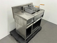 Lotus - fq-62e - dubbele friteuse met neutrale unit - afbeelding 4 van  8