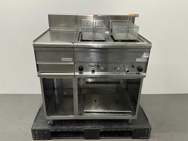 Lotus - fq-62e - dubbele friteuse met neutrale unit - afbeelding 7 van  8