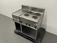 Lotus - pc-62et - 4-pits elektrisch fornuis met neutrale unit - afbeelding 1 van  4