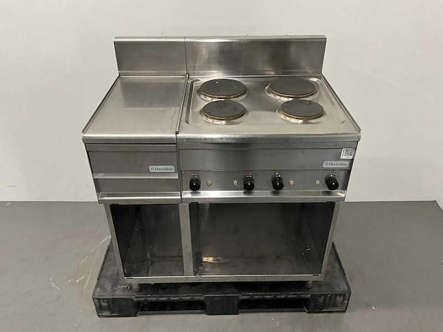 Lotus - pc-62et - 4-pits elektrisch fornuis met neutrale unit - afbeelding 2 van  4