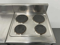 Lotus - pc-62et - 4-pits elektrisch fornuis met neutrale unit - afbeelding 3 van  4