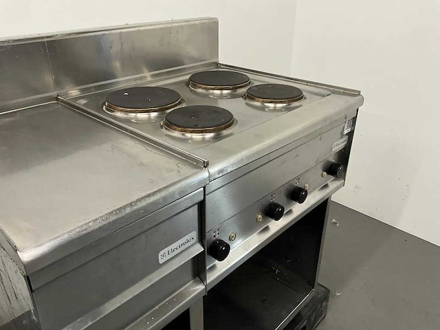 Lotus - pc-62et - 4-pits elektrisch fornuis met neutrale unit - afbeelding 4 van  4