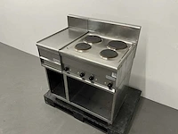 Lotus - pc-62et - 4-pits elektrisch fornuis met neutrale unit