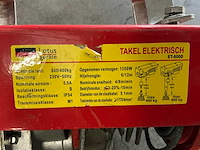 Lotus et-800d elektrische takel - afbeelding 5 van  5