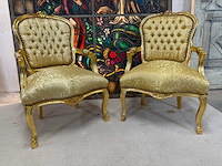 Louis quinze fauteuil(2x) - afbeelding 3 van  3