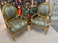 Louis seize fauteuil - afbeelding 3 van  3