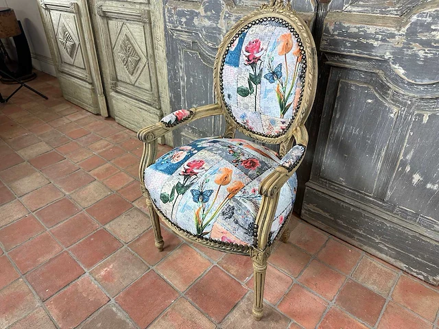 Louis seize fauteuil - afbeelding 1 van  3