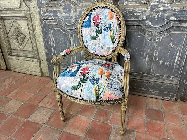 Louis seize fauteuil - afbeelding 2 van  3