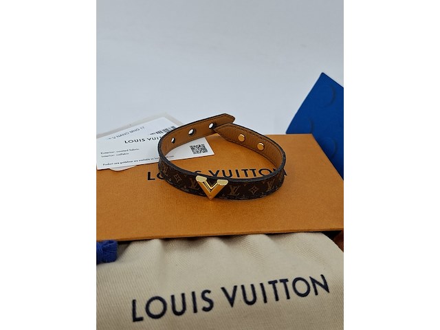 Louis vuitton armband, louis vuitton, armband, bruin, goud - afbeelding 11 van  15