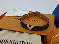 Louis vuitton armband, louis vuitton, armband, bruin, goud - afbeelding 12 van  15
