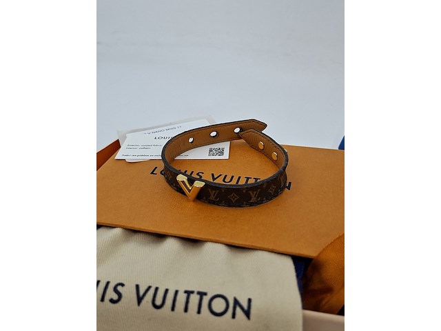 Louis vuitton armband, louis vuitton, armband, bruin, goud - afbeelding 2 van  15