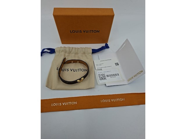 Louis vuitton armband, louis vuitton, armband, bruin, goud - afbeelding 3 van  15
