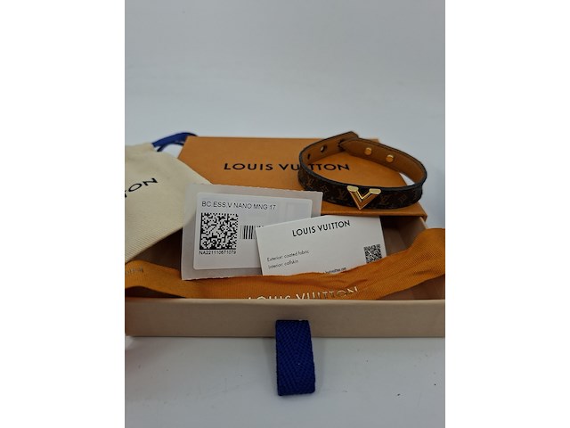 Louis vuitton armband, louis vuitton, armband, bruin, goud - afbeelding 6 van  15