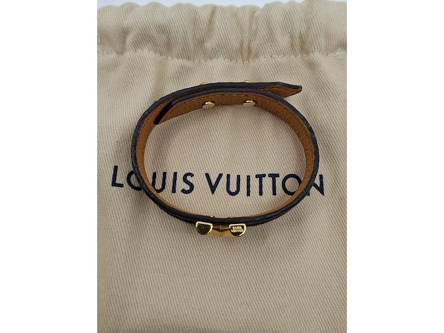 Louis vuitton armband, louis vuitton, armband, bruin, goud - afbeelding 7 van  15