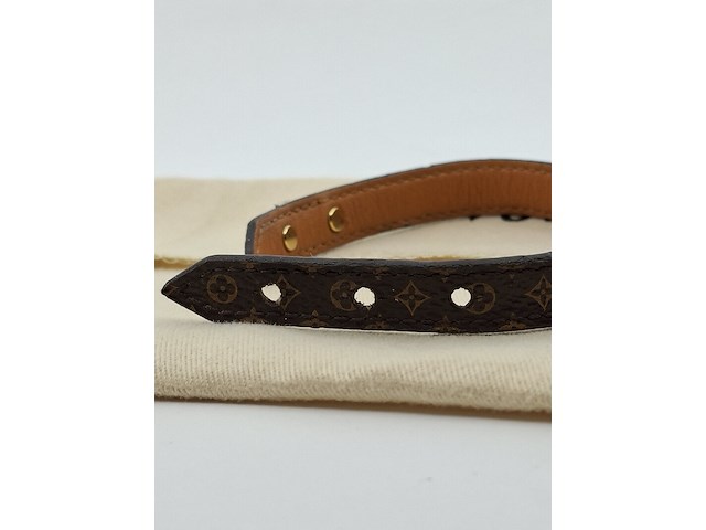 Louis vuitton armband, louis vuitton, armband, bruin, goud - afbeelding 10 van  18