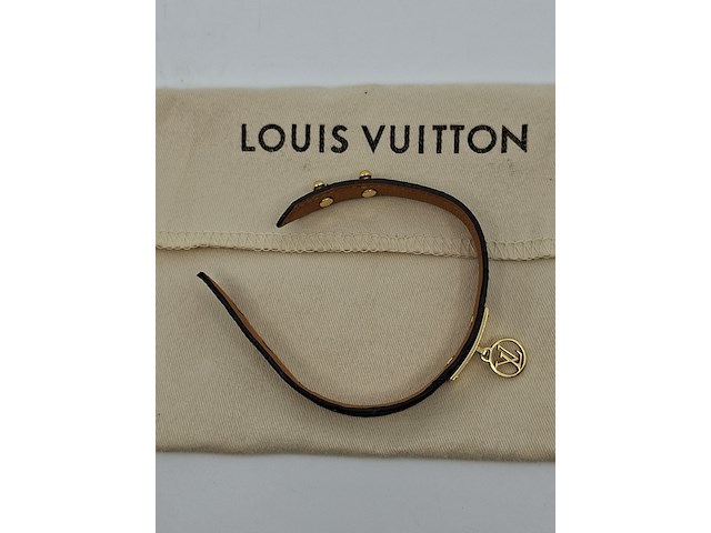 Louis vuitton armband, louis vuitton, armband, bruin, goud - afbeelding 14 van  18
