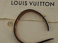 Louis vuitton armband, louis vuitton, armband, bruin, goud - afbeelding 15 van  18