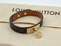 Louis vuitton armband, louis vuitton, armband, bruin, goud