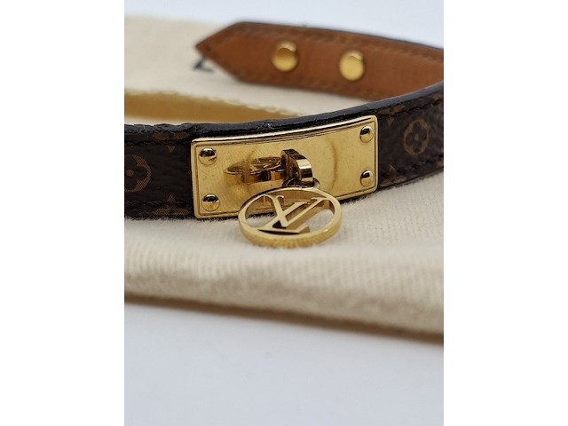 Louis vuitton armband, louis vuitton, armband, bruin, goud - afbeelding 2 van  18