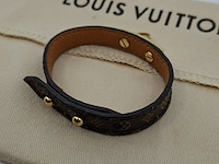 Louis vuitton armband, louis vuitton, armband, bruin, goud - afbeelding 4 van  18