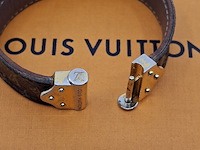 Louis vuitton armband, louis vuitton, armband, bruin, goud - afbeelding 10 van  15