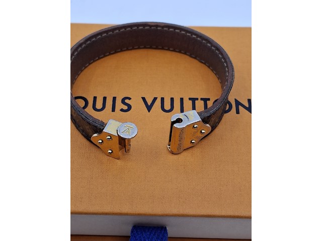 Louis vuitton armband, louis vuitton, armband, bruin, goud - afbeelding 11 van  15