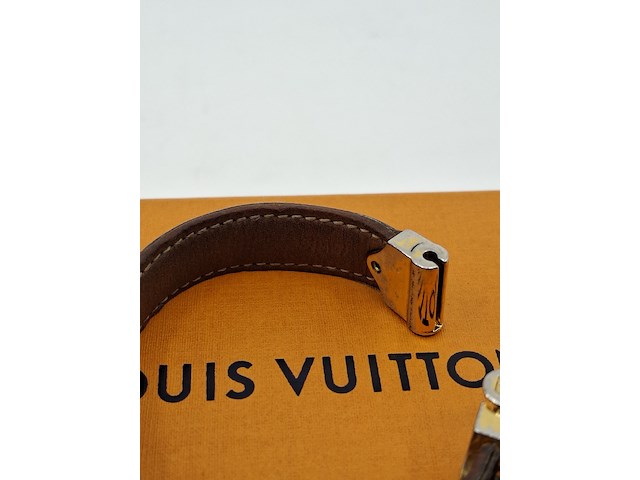 Louis vuitton armband, louis vuitton, armband, bruin, goud - afbeelding 13 van  15
