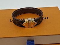Louis vuitton armband, louis vuitton, armband, bruin, goud - afbeelding 14 van  15