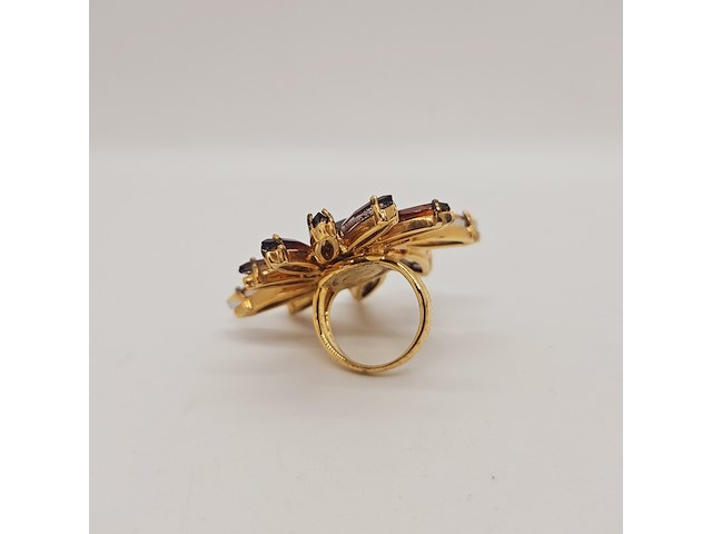 Louis vuitton damesring met stenen - afbeelding 8 van  10