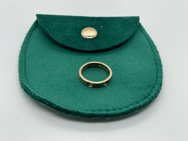 Louis vuitton empreinte 18kt gouden trouwring met diamant - afbeelding 2 van  5