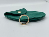 Louis vuitton empreinte 18kt gouden trouwring met diamant - afbeelding 3 van  5