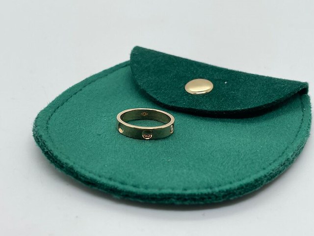 Louis vuitton empreinte 18kt gouden trouwring met diamant - afbeelding 5 van  5