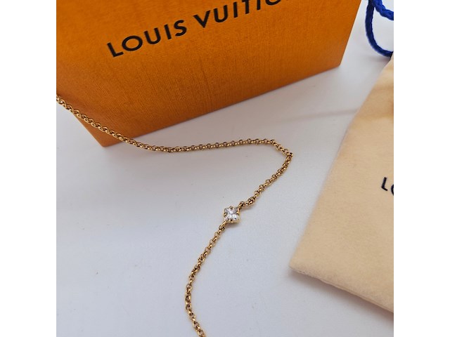 Louis vuitton lady lv collier - crystal flower monogram - afbeelding 2 van  12