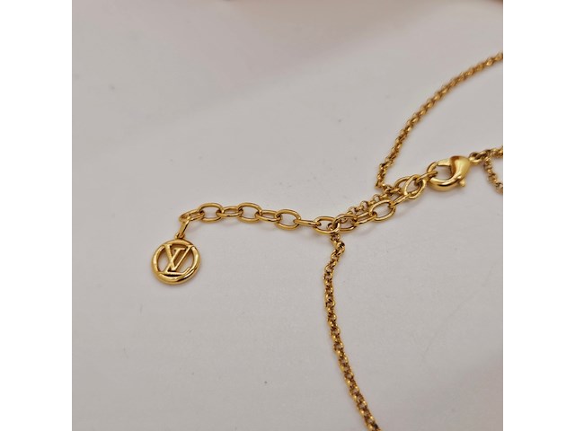 Louis vuitton lady lv collier - crystal flower monogram - afbeelding 8 van  12