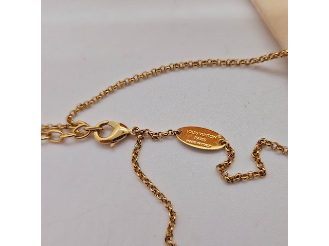 Louis vuitton lady lv collier - crystal flower monogram - afbeelding 9 van  12