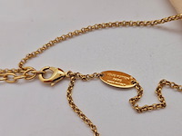 Louis vuitton lady lv collier - crystal flower monogram - afbeelding 9 van  12