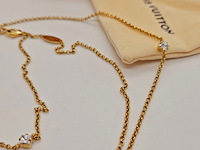 Louis vuitton lady lv collier - crystal flower monogram - afbeelding 12 van  12