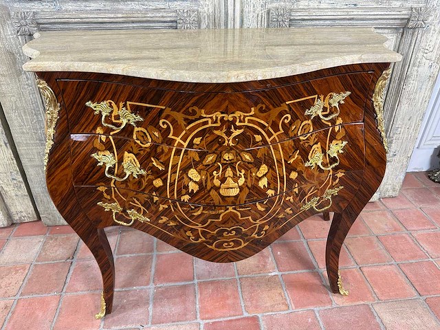Louis xv dressoir 1 meter breed - afbeelding 2 van  3
