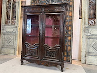 Louis xv vitrinekast - afbeelding 1 van  3
